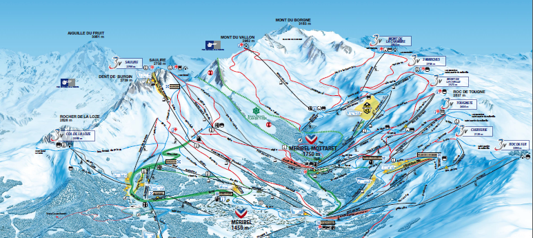 grand ski à Méribel